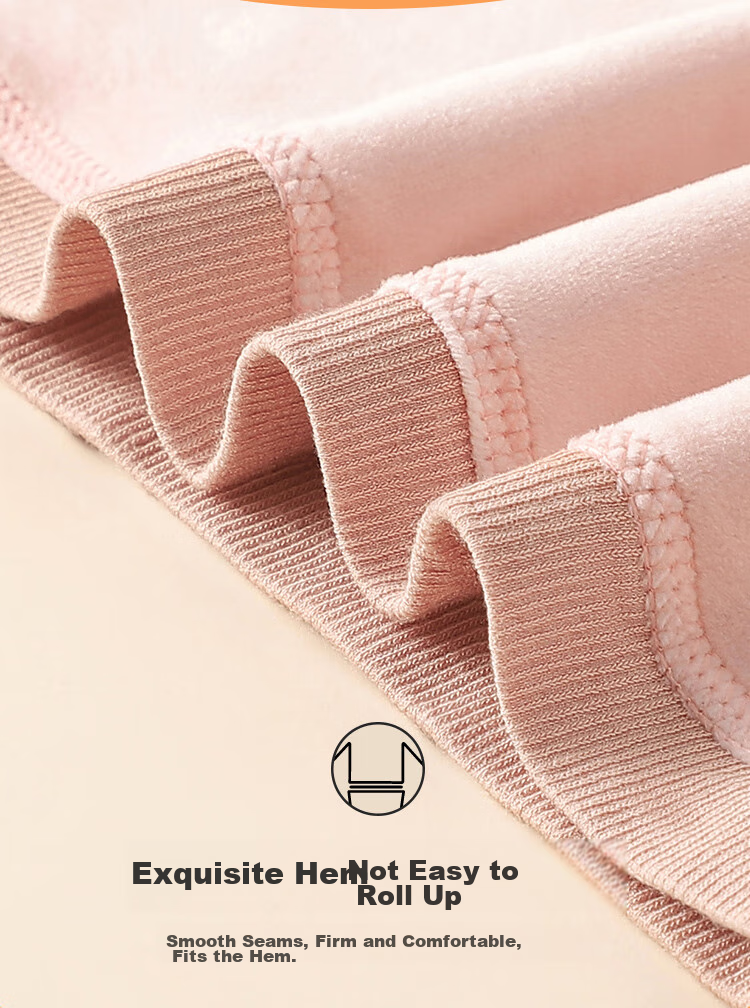 LangSha Thermal Underwear Women's Set, Thickened And Fleece-Lined Base Layer, Slim-Fit Body-Shaping Autumn Top And Pants, Double-Layer Cold-Proof for Autumn And Winter 12