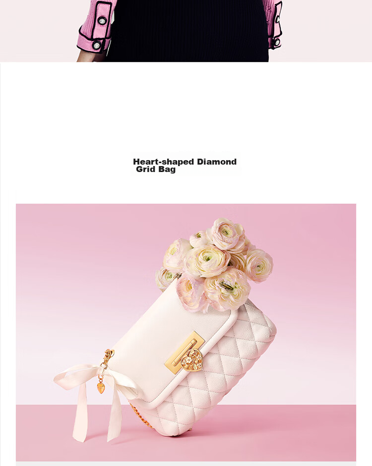 JUST STAR [Xu Lu's Choice] Kelly Handbag, Women's Bag 2026 New Style, Light Luxury Crossbody And Handheld Bag, Birthday Gift for Wome 5