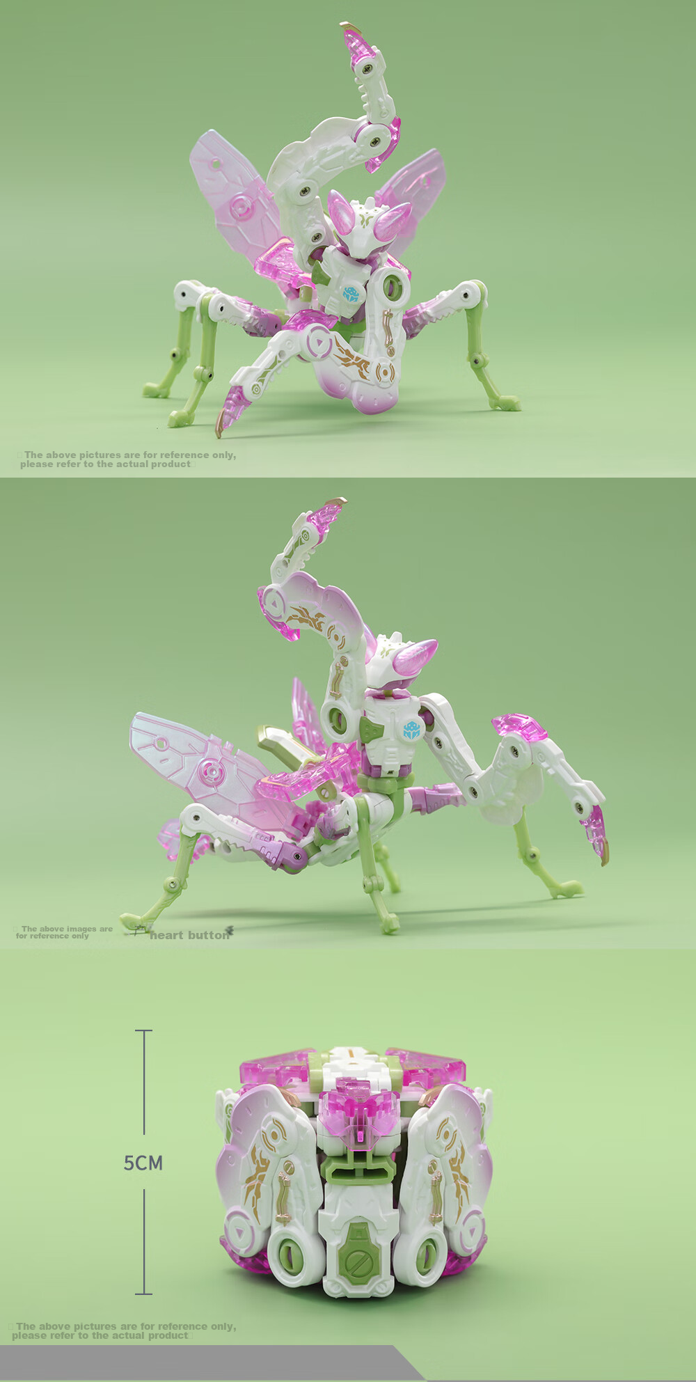 52TOYS Mengshou Xia Lotus Mantis Mecha Assembly Transforming Model Toy Action Figure for Boys over 14 Years Old 5