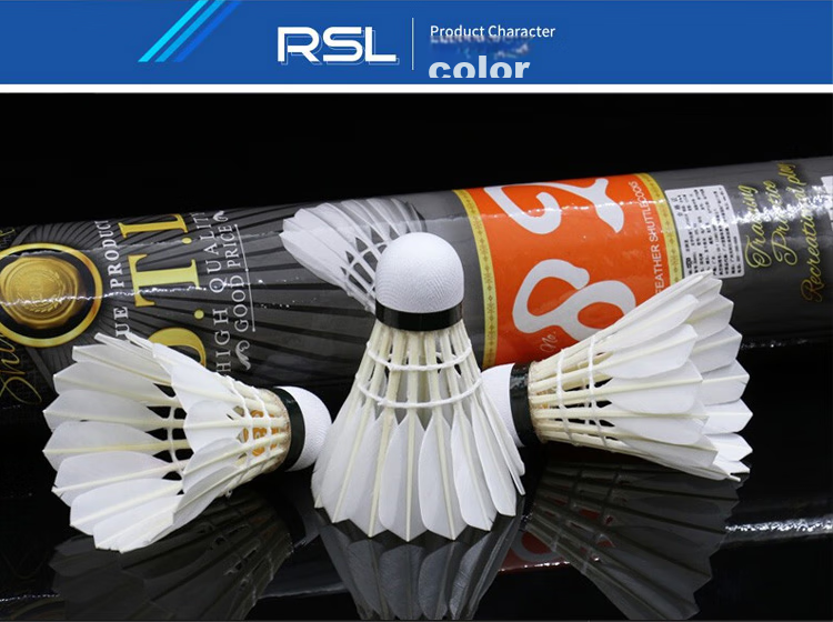RSL Badminton Training Practice Shuttlecocks DTL-82, 12 Pieces Per Tube 4