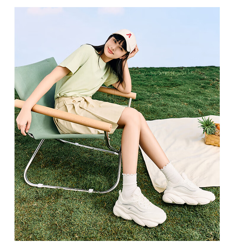 ANTA Miaomiao Shoes | Guan Xiaotong's Style Dad Shoes, Women's Shoes for Autumn, Breathable Mesh Upper, Thick-Soled Height-Increasing Casual Sneakers 10