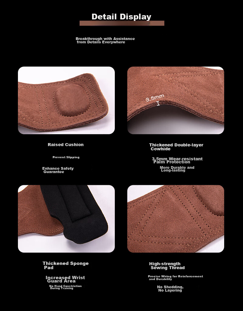 LARASTAR Pull-Up Straps, Grip Straps, Fitness Gloves, Chin-Up And Deadlift Hand Guards for Men And Women, Wrist Support, Brown Color 11
