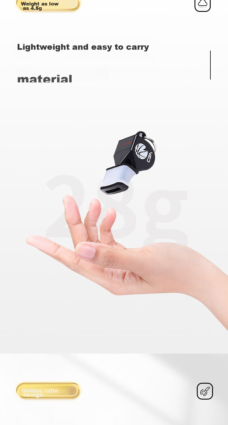 Li-Ning Whistle, Referee Whistle, Military Ultra-Loud Sports Teacher Basketball Referee Competition Coach, Seedless Dolphin Whistle 3