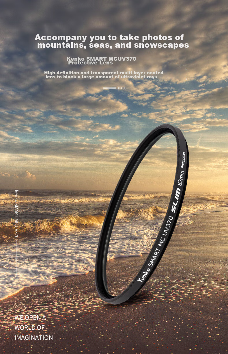 Kenko MC UV370, 72mm Filter, Ultraviolet Protection Lens 1