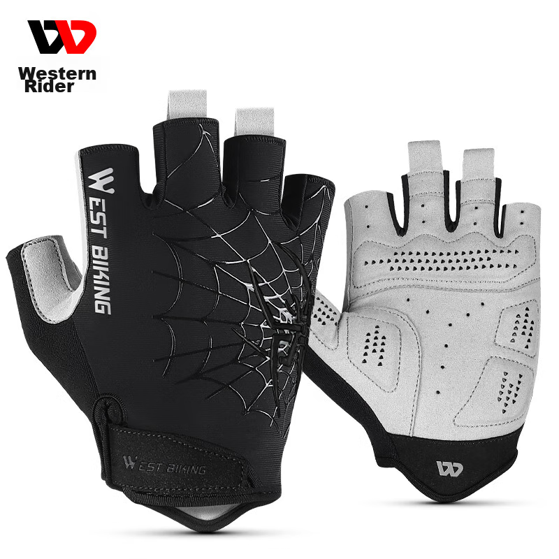 WestBiking WestBiking Bicycle Riding Gloves Half-Finger Breathable Shock-Absorbing Gloves Unisex