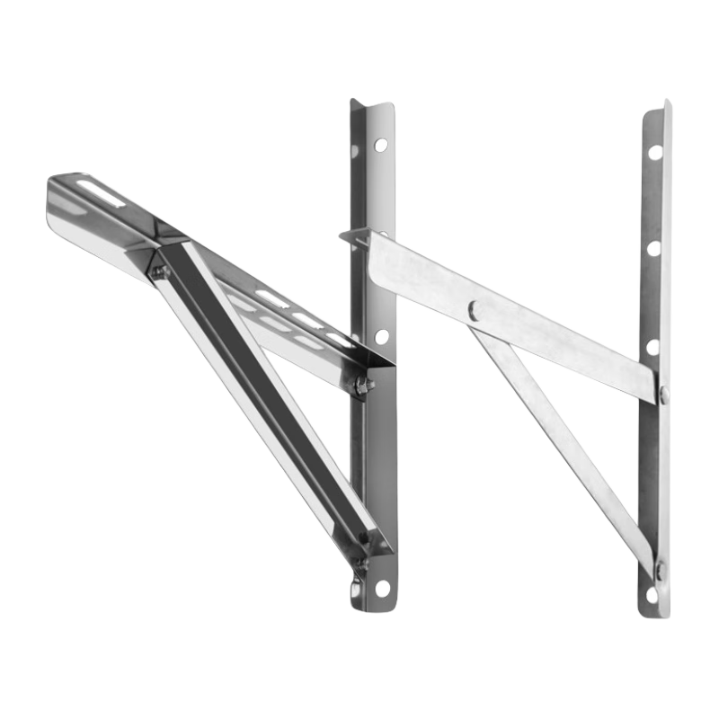 ProPre Air Conditioner Bracket, Thickened Stainless Steel Outdoor Unit Support, Suitable for Aux, Hualing, Changhong, Haier, Kelong, TCL, Midea, Gree And Other Air Conditioner Units, 2P