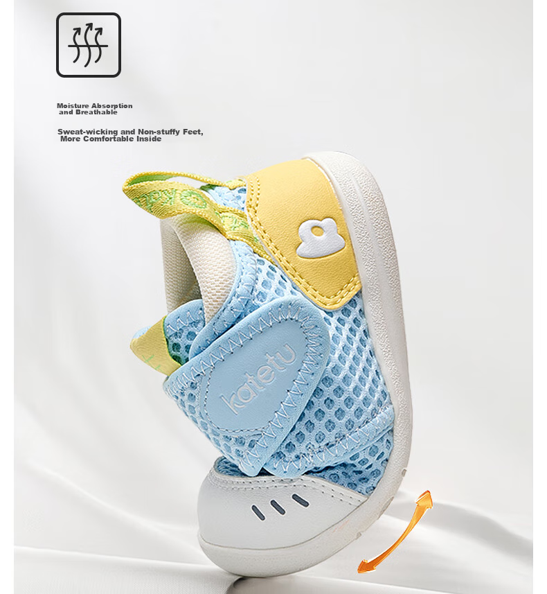 Katetu Toddler Shoes for Infants 1-3 Years Old, Breathable Mesh Children's Shoes, Spring And Summer Functional Shoes, Kindergarten Baby Indoor Shoes X2AE003 9