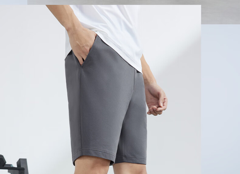 361° Men's Spring Summer Five-Point Shorts Running Fitness Training Casual Knit Pants 652624706-2 31