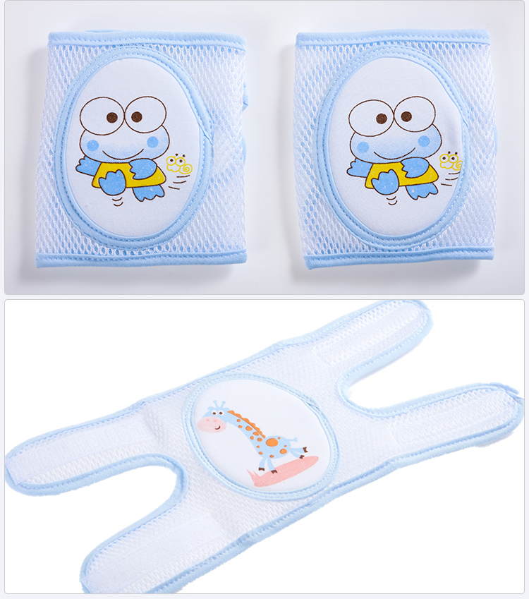 Xiqinbao Baby Knee Pads, Crawling Knee And Elbow Protectors, Infant Fall Prevention Knee Guards (Adjustable), Pink, 1 Pair 11