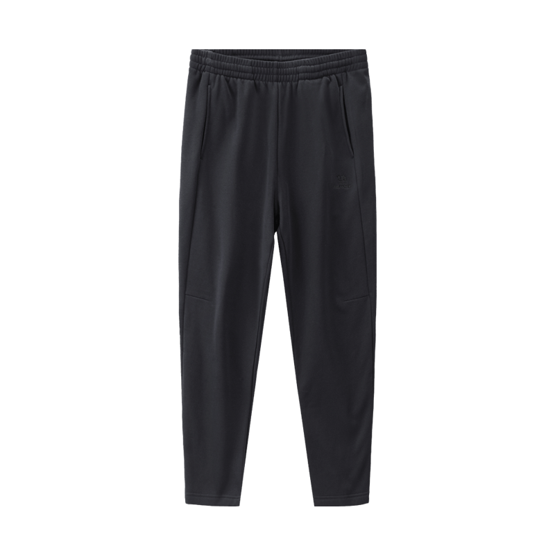 CAMEL Fleece Lined Men's Sports Pants Loose Casual Straight Knit Trousers J13CAVL6034 Phantom Black XL