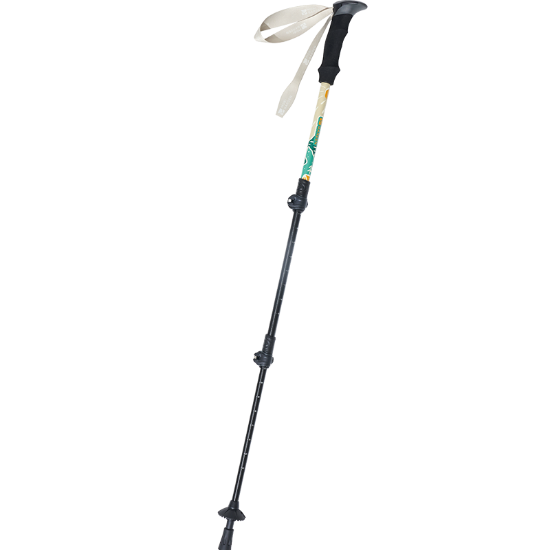MOBIGARDEN Trekking Pole, Outdoor Camping Lightweight Aluminum Alloy Children's Trekking Pole, Tangu NX23667009, Hill Gree
