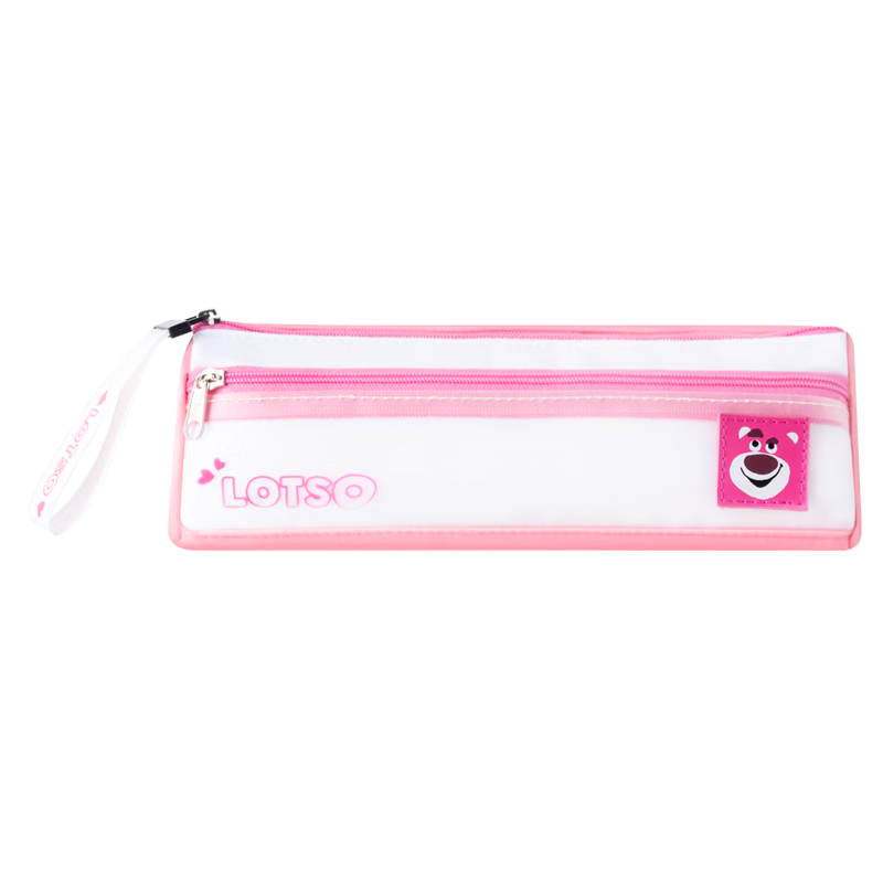 Disney Elementary School Student Pencil Case, Water-Resistant, Stylish Stationery Pouch, Children's Simple Double-Layer Large Capacity Pencil Case Storage Bag, School Supplies Graduation Gift