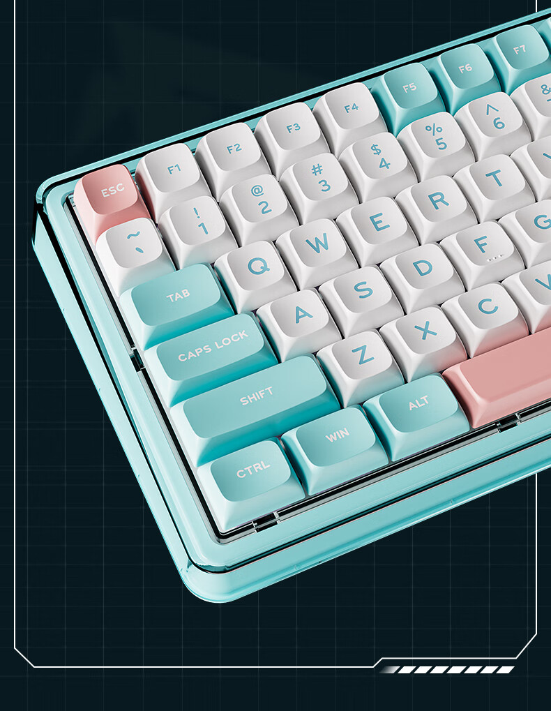 EWEADN V82pro Small Ice Sugar Wireless Bluetooth Tri-Mode Custom Mechanical Feel Keyboard, 82 Keys, for Office, E-Sports Gaming, Laptop Peripherals, Ivory White Wind Chrysanthemum Switch 9