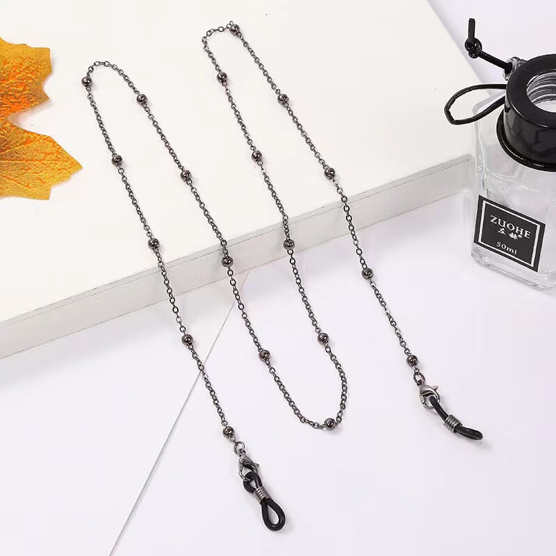 FESETE Necklace for Glasses, Eyeglass Chain for Women, Fashionable Neck Strap for Sunglasses And Reading Glasses, Beaded Chain for Back to School 7