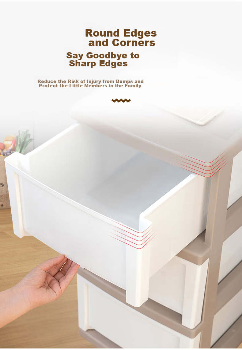 IRIS Storage Cabinet, Gap Cabinet, Wardrobe Drawer Organizer, Storage Cabinet, Narrow Cabinet, Storage Box, Ailisi Five-Tier 4