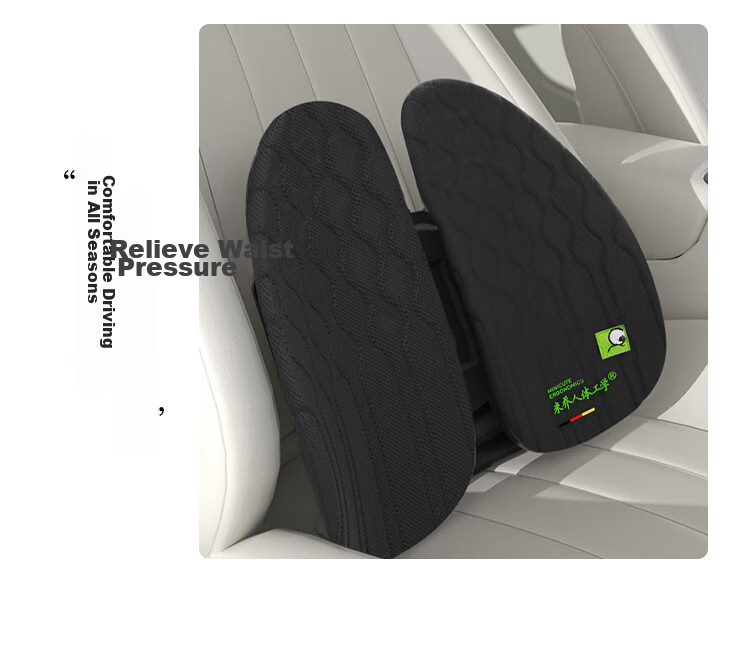 Minicute Lumbar Support Cushion, Ergonomic Chair Seat Pad, Backrest for Car, Office, Student, Spine Protection, Waist Pillow 13