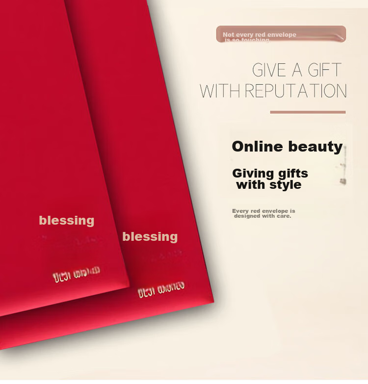 Qingwei Fu Character Red Envelopes, Pack of 12, for Weddings, Birthdays, Business Openings, Housewarming, And Commercial Use, Golden Paper Version, 100 Yuan Denominatio 5