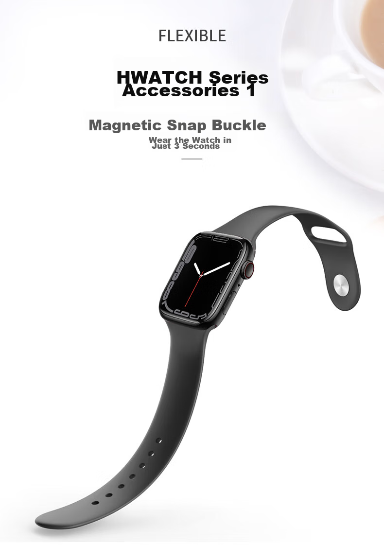 Weiqiantu Compatible with Apple Watch Series 12/11/10/9/8/7/6/ultra4/32, Sports Silicone Watch Band for Men And Wome 4