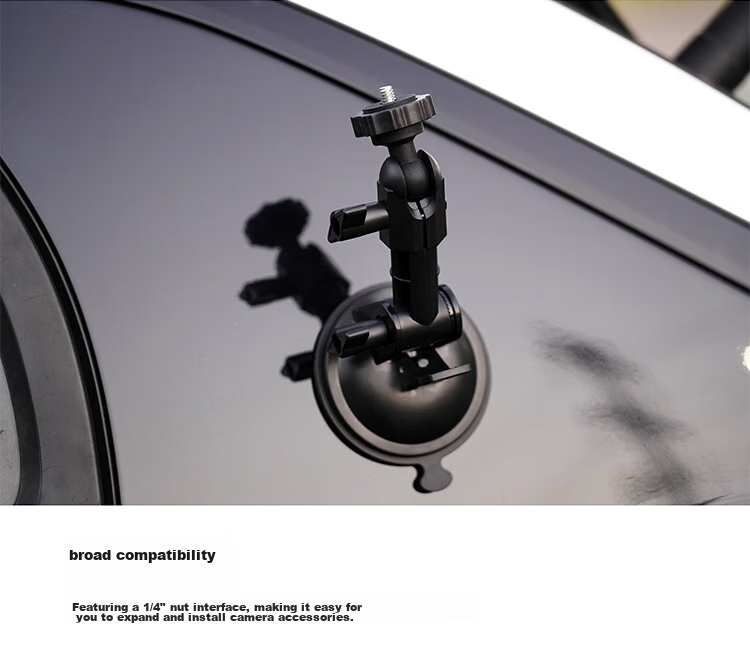 MAXCAM Compatible with DJI OSMO POCKET 2, 1 Pocket Camera Car Suction Cup Glass Mount, Car Phone Holder Accessory for Vehicle Photography 5
