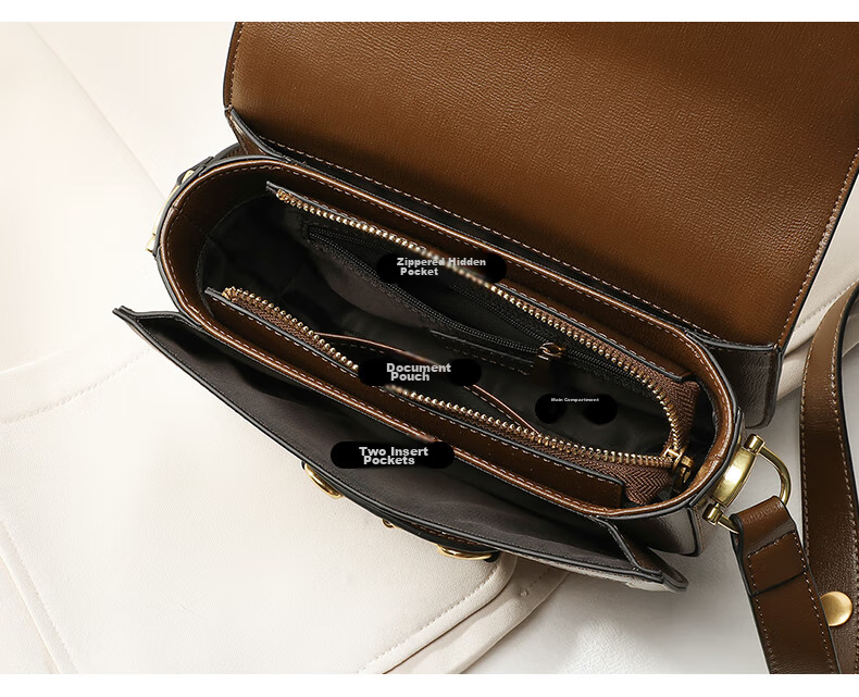 Aiqinghai Handbag, Women's Crossbody Bag, Shoulder Bag, Small Square Purse, Light Luxury Underarm Bag, Birthday And Mother's Day Gift, Practical Present for Mom 9