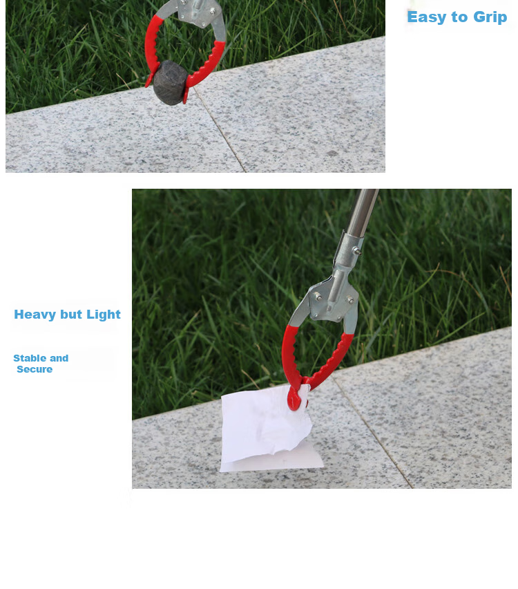 Yipo Sanitation Garbage Clamp, Beach Combing Tool, Crab Clamp, Eel Clamp, Loach Clamp, Stainless Steel Pliers for Fishing, Fire Pliers 4