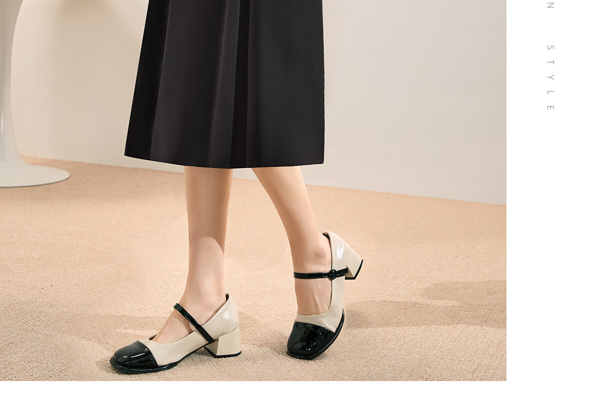 Chushen Spring And Autumn Midi Skirt for Women, Professional Commute OL Style, Black Mid-Length Draping High-Waist A-Line Flared Skirt S13JB2806 16