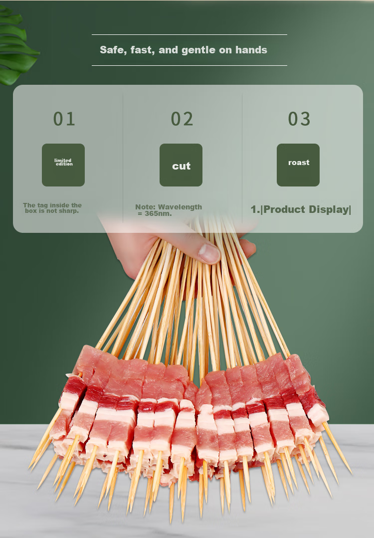 Suncojia Outdoor Charcoal BBQ Grill Portable Barbecue Oven Set for Grilling Lamb Skewers 2