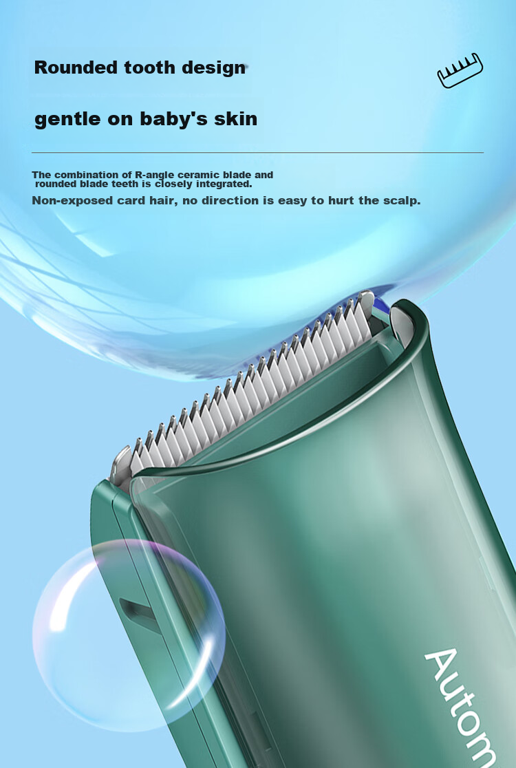 Pepei Automatic Hair Suction Baby Hair Clipper, Children's Hair Clipper, Baby Hair Cutting Tool, PP666II-A 10