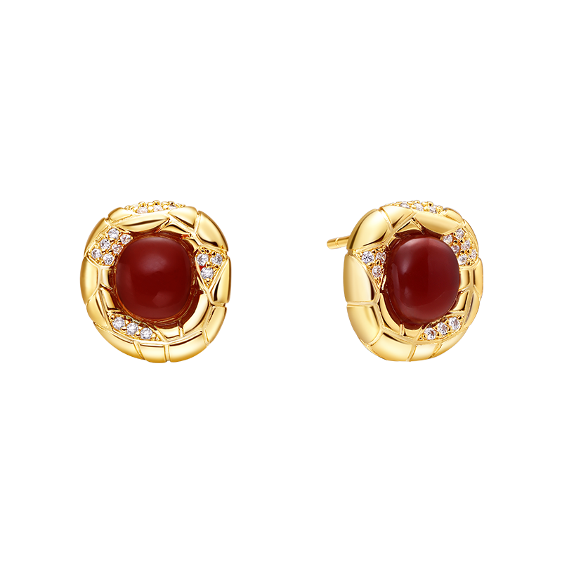 Arsis Auspicious Earrings, Lucky Fortune Studs, Fashionable Simple Versatile Earrings, Birthday Gift for Girlfriend