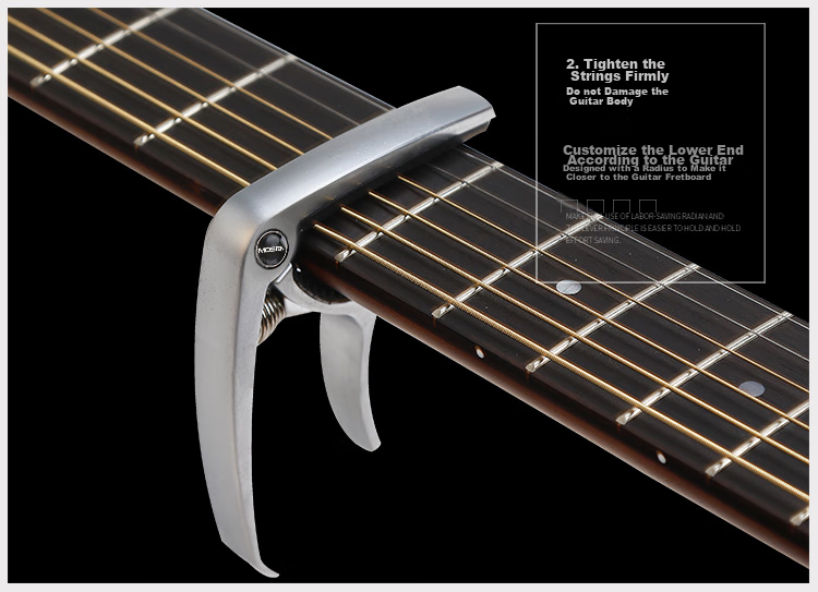 MOSEN MS-31G Tuning Clip, Guitar Ukulele Large Handle Style, Specialized Tuning Clip, Matte Finish 8