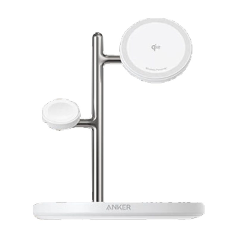 ANKE MagGo Three-In Wireless Charger, Magnetic Wireless Charging Stand, MFW Apple Certified, for Watch, Phone IPhone 18 Pro/17, Earphones/iWatch