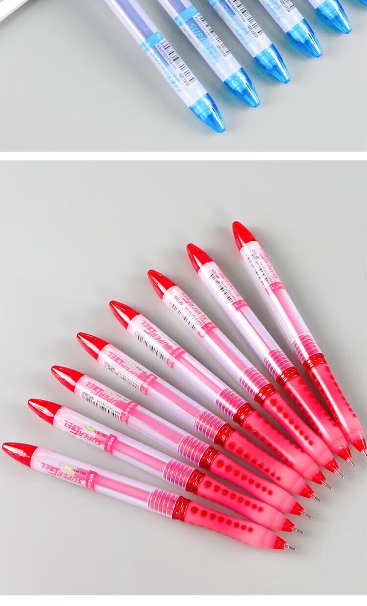 M&G GP1212B 0.38mm Needle Tip Gel Pen, 6-Pack, Water-Based Ink, Office and Study Use 7