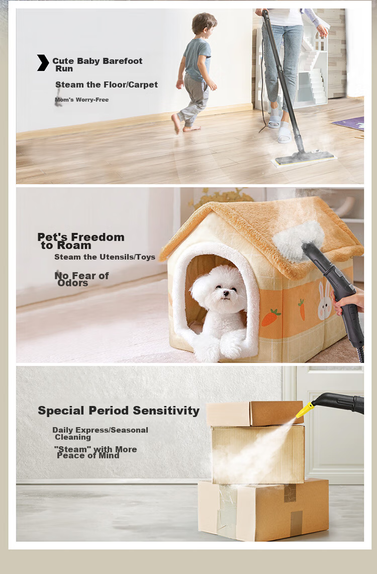 KARCHER German Steam Mop, Household High-Pressure High-Temperature Cleaning Machine, Kitchen Range Hood Cleaning Machine, Oil Removal, 30-Second Rapid Heating Floor Cleaner, Sterilization SC3 12