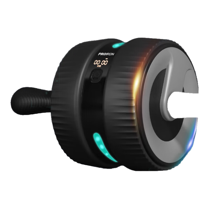 PROIRON Puli'ai Ab Wheel, Automatic Rebound Ab Wheel, Smart Counting Fitness Abdominal Exercise Wheel, Widened Home Ab Roller