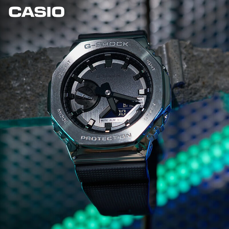 卡西欧（CASIO）手表男G-SHOCK八王子运动学生日韩表520送男友礼物GM-2100-1A