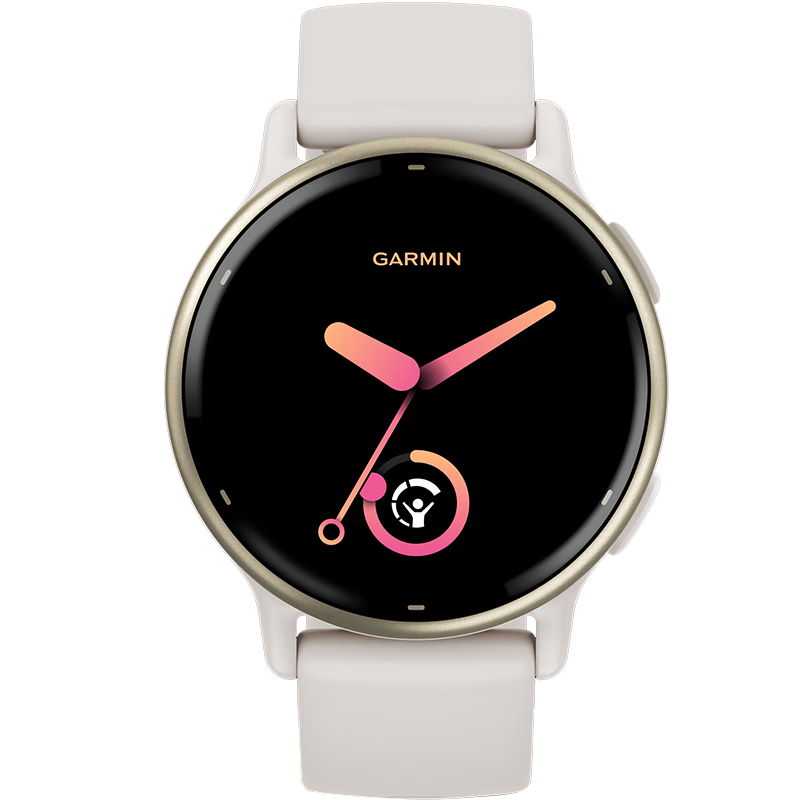 GARMIN Active5 Cloud White Smartwatch with Heart Rate Monitor for Cycling And Swimming, Fashion Sports Watch, Birthday Gift