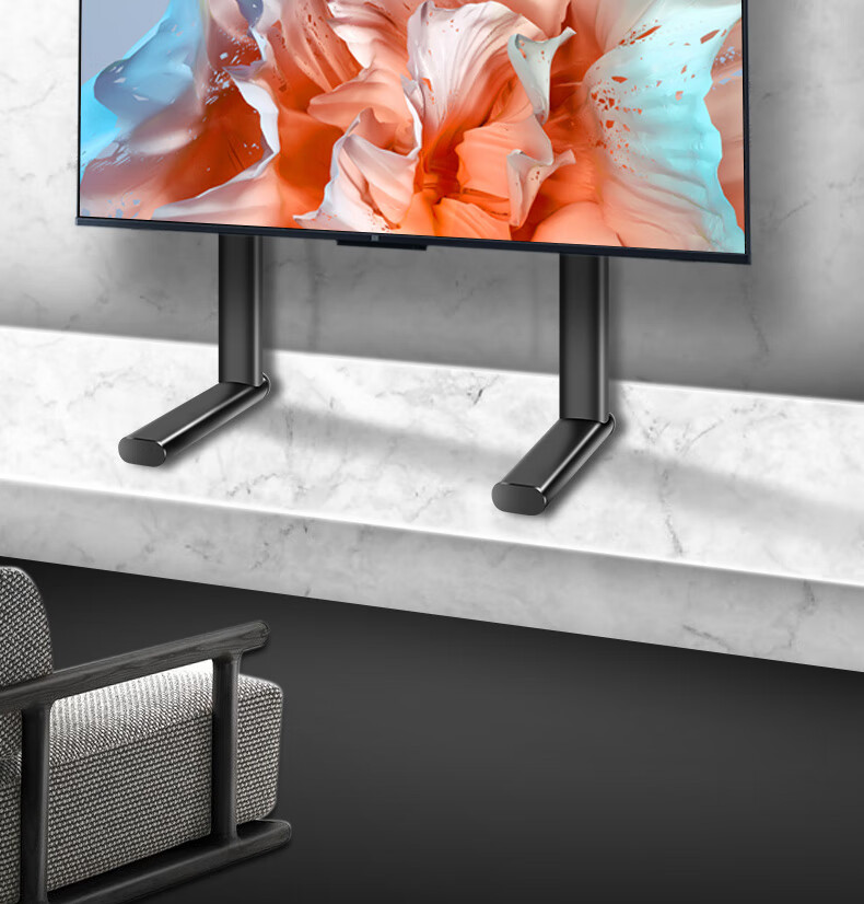 Jianleji 42-55 Inch TV Stand, Universal Desktop Mount, No Drilling Required, Adjustable Height, Suitable for Xiaomi, Sony, Haier, Hisense 2