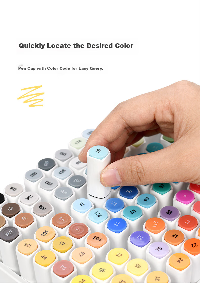 MARCO Dual-Tip Alcohol-Based Markers, 36 Colors, Quick-Drying Design for Students And Children, Professional Art Watercolor Pens, Painting Pigment Set, Gift for Back-To, Watercolor Pens for Art Educatio 11
