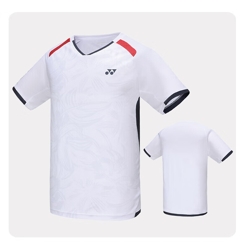 YONEX Badminton Shirt for Competition And Training, Sweat-Wicking Breathable Sports T-Shirt for Men, 115374TCR Sky Blue XO 13