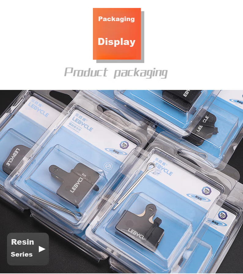 LEBYCLE Mountain Bike Disc Brake Pads, Metal Oil Brake Pads, Universal Shimano M365 M4050 MT400 UR300 Disc Brake Caliper Accessories Complete Set 10