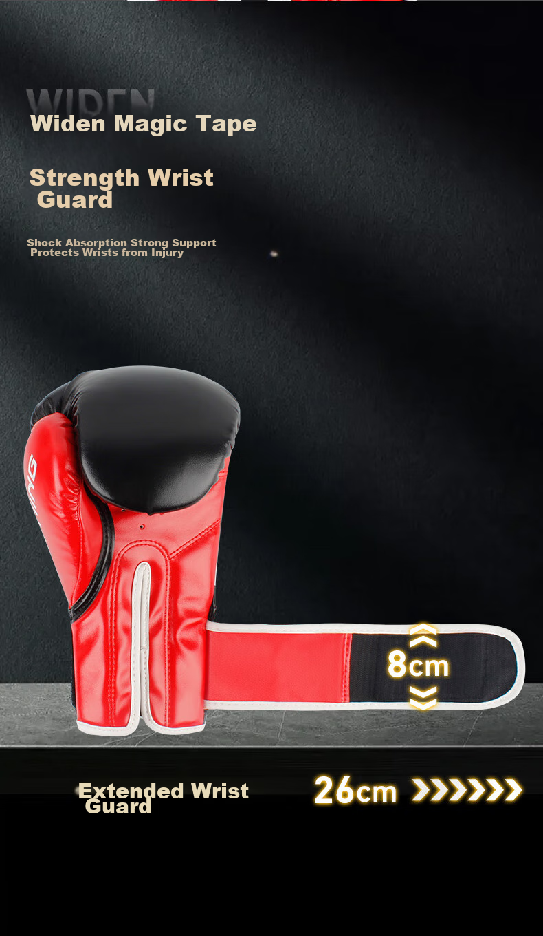 Li-Ning Boxing Gloves, Adult Sanda And Free Fighting Gloves, Punching Bag Gloves for Men And Women, Combat Competition Training Gloves 8