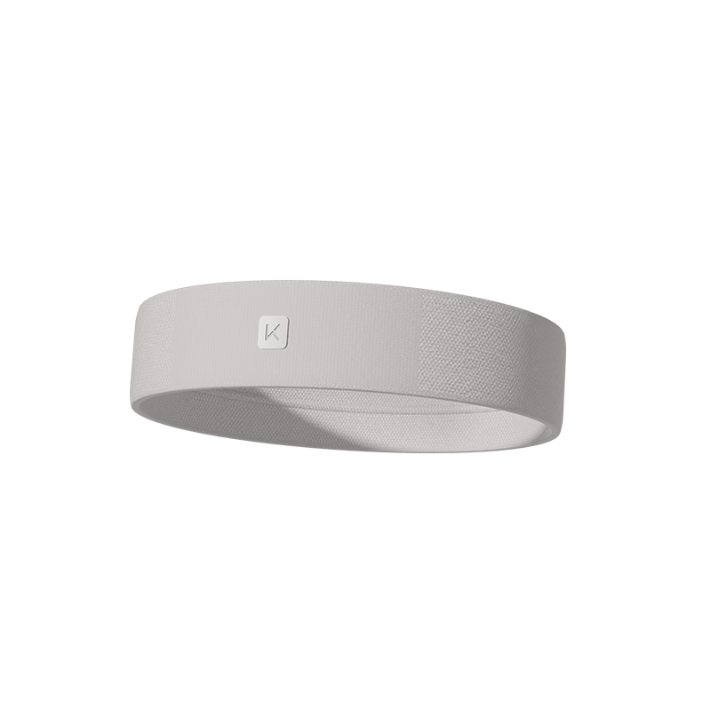 Keep Sports Sweatband for Women, Sweat-Absorbing Running Headband, Yoga Headscarf, Fitness Headband for Men, Pure White