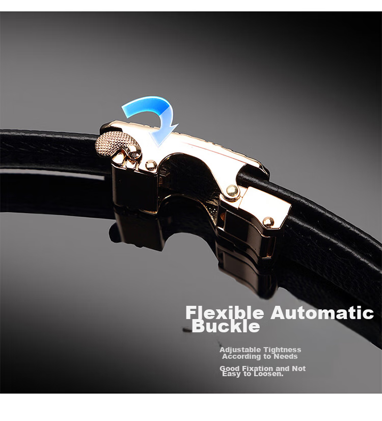 CROCODILE Swan Crystal Diamond Fashion Women's Belt, Top-Grain Leather Waistband, Women's Trouser Belt, Birthday Gift, 2666 Black 9