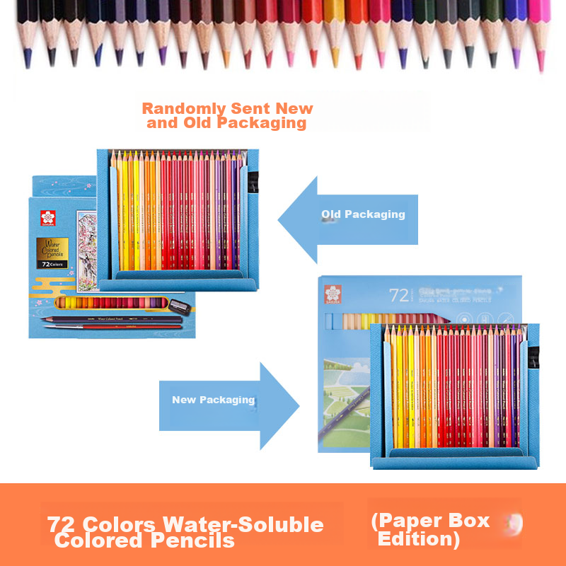 SAKURA [Mid-Autumn Festival Gift] ReCoupy Full Core Non-Wood Colored Pencil Set for Beginners, Drawing Sketching Hand-Drawn Coloring Card Crayon Set Gift 13
