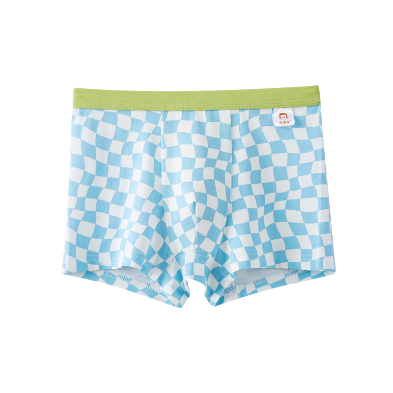 Hengyuanxiang Boys' Underwear, 7A Antibacterial Crotch Cotton Youth Boxer Briefs for Puberty Students, 4-Pack