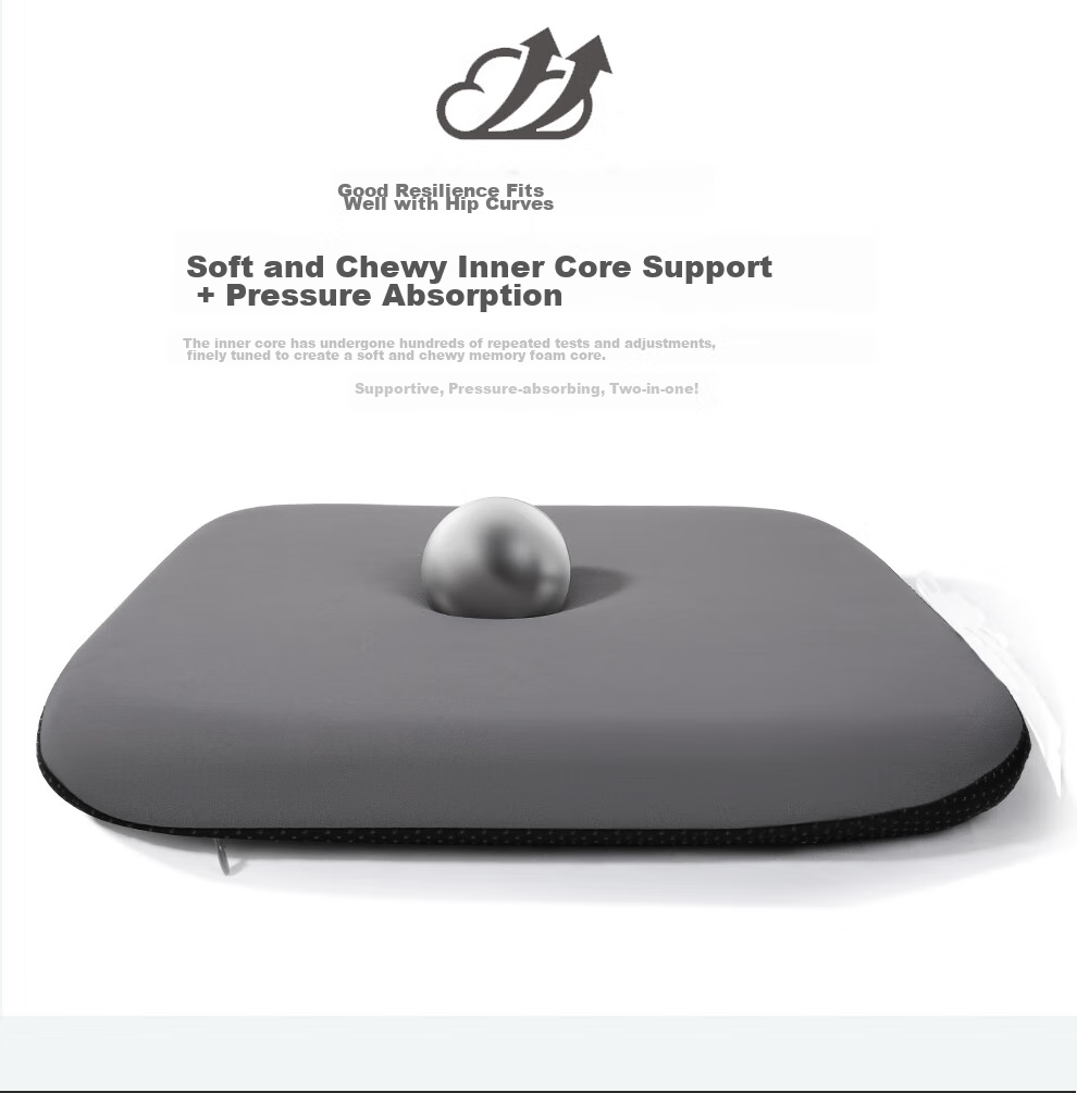 GREAT LIFE Ergonomic Memory Foam Seat Cushion for Office, Hemorrhoids, Car, Chair, Long Sitting, Students' Buttocks Pad 15