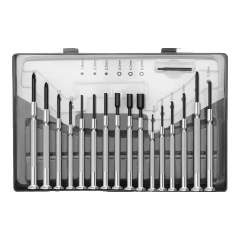 GREENER Watch Screwdriver Set for Laptop, Glasses, Phone Disassembly And Repair, Home Use Small Screwdriver Tool Kit, 16 Pieces