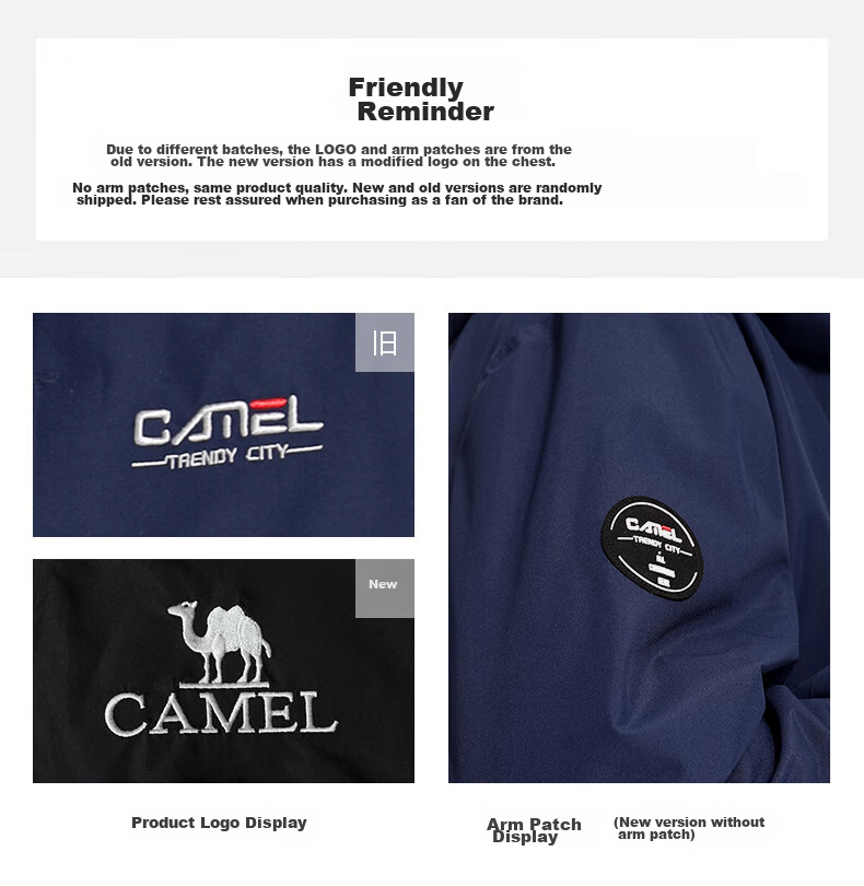 CAMEL Outdoor down Jacket for Men And Women, Three-In Detachable Ski Suit, Outdoor Travel Coat A9W21a8127 1