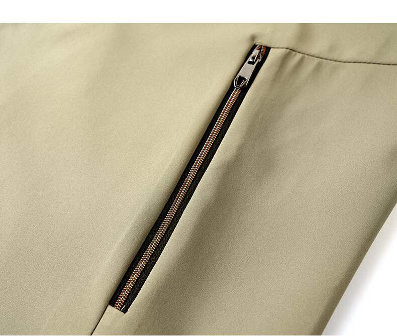 FIRS Men's Windproof Wrinkle-Resistant Spring Autumn Stand Collar Business Casual Jacket Workwear Shirt 11