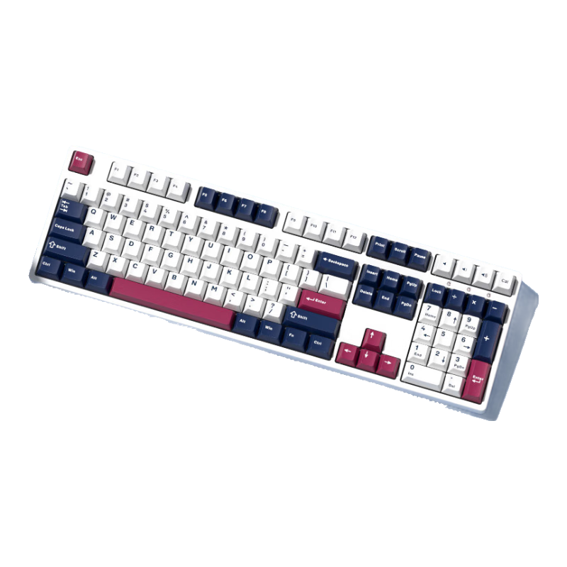 Ikbc Z108 Mechanical Keyboard, Wired Mechanical Keyboard with 108 Keys, Gaming Keyboard for Office Typing, Good Feel Computer Keyboard Peripherals, Rose Knight Red Switch Wired